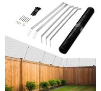 Misc Home Valla a prueba de gatos, barrera antiescalada, kit de recinto seguro para catio exterior, valla de malla de jardín resistente a la intemperie para seguridad y protección de gatos (kit de 10