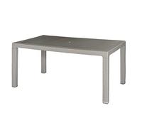 Miscelánea Garden of Life Mesa Elegante ratán Antinsectos. 150 x 90cm y 72cm de alt. Color Taupe