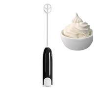 Miscelatore elettrico portatile a batteria con impugnatura ergonomica, frullatore manuale in ABS per uova, caffè, latte e salse, leggero, facile da pulire e usare