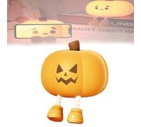 Mischievous Grinning Pumpkin Night Light, Halloween Pumpkin Night Light, 3 Levels of Brightness,for Multi-Scene Decor (pumpkin-B)