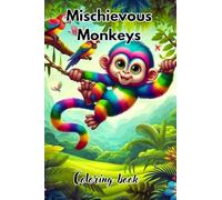 "Mischievous Monkeys: A Fun Coloring Adventure"