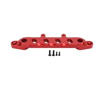 MISDBOUBM 1/6 SCX6 RC Car Front Body Support Frame, Aluminum Alloy CNC Machined Front Body Shell Mount, Lightweight and Precise Fit for SCX6, JLU, WRANG, LER RC Models (Roja)