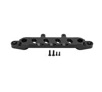 MISDBOUBM 1/6 SCX6 RC Car Front Body Support Frame, Aluminum Alloy CNC Machined Front Body Shell Mount, Lightweight and Precise Fit for SCX6, JLU, WRANG, LER RC Models (Negra)