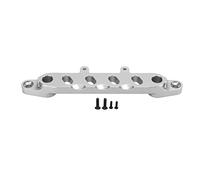 MISDBOUBM 1/6 SCX6 RC Car Front Body Support Frame, Aluminum Alloy CNC Machined Front Body Shell Mount, Lightweight and Precise Fit for SCX6, JLU, WRANG, LER RC Models (Plata)