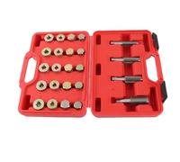 MISDBOUBM Kit de reparación de roscas para cárter de aceite, conjunto de herramientas para el tapón de drenaje del cárter y la caja de cambios, con machos y tapones M13, M15, M17 y M20, para