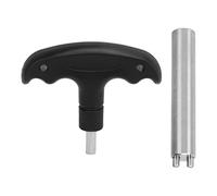 MISDBOUBM Llave para Ajustar el Peso de Las tacas de Billar, Herramienta para retirar Pernos con Mango en T para Tacos de Billar, Llave compacta de aleación de Aluminio con Punta de Acero in (Tipo 1)