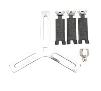 MISDBOUBM Llave para tapa de tanque de, llave de 3 mandíbulas de acero de tungsteno cromado para cubierta de bomba de, herramienta de extracción ajustable antidesliza