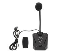 MISDBOUBM Micrófono USB para computadora con luz RGB, micrófono para Juegos con Cuello de Cisne Ajustable, reducción de Ruido, micrófono omnidireccional para PC de 360 Grados para (Tipo A)