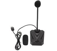 MISDBOUBM Micrófono USB para computadora con luz RGB, micrófono para Juegos con Cuello de Cisne Ajustable, reducción de Ruido, micrófono omnidireccional para PC de 360 Grados para (Juego de Azar)