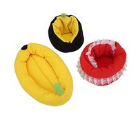 MISDBOUBM Mini Cama para sofá de hámster, Accesorios para jaulas para Mascotas pequeñas, Cama cálida de Franela Suave para hámster con Acolchado de Esponja para cobayas, Chinchilla, Incluye