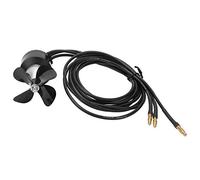 MISDBOUBM Motor de propulsor Submarino de 350 KV, Motor de 24 V con hélice, propulsor de Barco RC de Alto Empuje para Pesca, Base de aleación de Aluminio Duradera con Cable de 1 m, (CW)