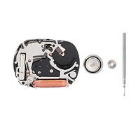 MISDBOUBM VC01 Watch Movement Replacement, Automatic Wrist Watch Movement with SR621SW Battery, Complete Plastic Repair Kit Including Gear Rod for Watchmakers and DIY Enthusiasts