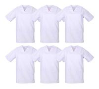 MISEMIYA - 6-817 Pack*6 Pcs - Casaca Unisex MÉDICO Enfermera Uniformes Sanitarios - XL, Casaca Sanitarios 817-2 Blanco