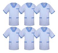 MISEMIYA - 6-817 Pack*6 Pcs - Casaca Unisex MÉDICO Enfermera Uniformes Sanitarios - XL, Casaca Sanitarios T817-4 Celetes