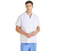 MISEMIYA - Bata Laboratorio Unisex - Bata Blanca Laboratorio Hombre - Bata Medico Mujer - Bata de Laboratorio Hombre 8165 - S, Blanco