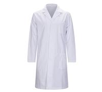 MISEMIYA Bata Laboratorios 901 Camisa de Traje médico, Blanco 21, XL Unisex Adulto