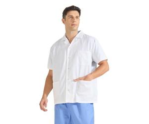 Misemiya Blouse de Laboratoire Cz-q8165 Bata de Laboratorio, Blanc, S Unisex Adulto