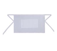 MISEMIYA - DELANTAL CORTO CON BOLSILLO 40mmx70mm DELANTAL COCINA DELANTAL MUJER HOGAR RESTAURACION PANADERIA Ref.860 - Blanco