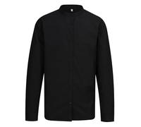 MISEMIYA - Camisa Camarera Mujer con Mangas LARGAS - Uniforme HOSTELERIA Mujer - 7271 - XS, Negro