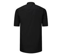 MISEMIYA - Camisa Camarero Hombre con Mangas Cortas - Uniforme HOSTELERIA para Hombre - 8275B - S, Negro