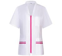 MISEMIYA - Camisa Sanitario Mujer - Uniforme Sanitario - Uniforme HOSTELERÍA 712 - S, Rosa 22