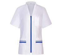 MISEMIYA - Camisa Sanitario Mujer - Uniforme Sanitario - Uniforme HOSTELERÍA 712 - XXL, Azul Royal 21