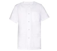 MISEMIYA - Camisa Sanitario Unisex/Hombre Cuello Redondo Uniformes Sanitarios 833 - XS, Blanco