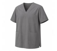 MISEMIYA Casaca Sanitaria Unisex Elástica para Enfermería y Medicina (94% Poliéster, 6% Spandex) - 1689, Gris, M