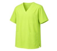 MISEMIYA Casaca Sanitaria Unisex Elástica para Enfermería y Medicina (94% Poliéster, 6% Spandex) - 1689, Verde Lima, S
