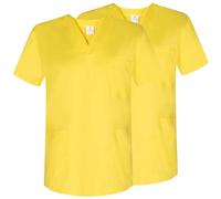 MISEMIYA Casaca Uniformes 817 Pack 2 Pcs-Camisa de Sanitario 2-817, Amarillo, M (Pack de 2) Unisex Adulto