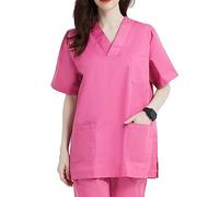 MISEMIYA - Casaca Unisex MÉDICO Enfermera Uniforme Limpieza Laboral ESTÉTICA Dentista Veterinaria Sanitario HOSTELERÍA - Ref.817-5XL, Rosa