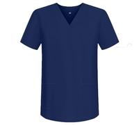 MISEMIYA - Casaca Unisex MÉDICO Enfermera Uniforme Limpieza Laboral ESTÉTICA Dentista Veterinaria Sanitario HOSTELERÍA - Ref.BZ-6801 - L, Azul Marino 88