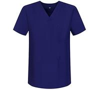 MISEMIYA - Casaca Unisex MÉDICO Enfermera Uniforme Limpieza Laboral ESTÉTICA Dentista Veterinaria Sanitario HOSTELERÍA - Ref.BZ-6801 - XS, Morado 68