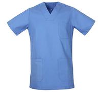 MISEMIYA - Casaca Unisex MÉDICO Enfermera Uniforme Limpieza Laboral ESTÉTICA Dentista Veterinaria Sanitario HOSTELERÍA - Ref.817-4XL, Celeste