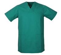 MISEMIYA - Casaca Unisex MÉDICO Enfermera Uniforme Limpieza Laboral ESTÉTICA Dentista Veterinaria Sanitario HOSTELERÍA - Ref.817 - M, Verde