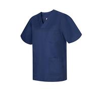 MISEMIYA - Casaca Unisex MÉDICO Enfermera Uniforme Limpieza Laboral ESTÉTICA Dentista Veterinaria Sanitario HOSTELERÍA - Ref.817-4XL, Azul Marino