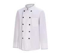 MISEMIYA - Chaqueta Cocinero Hombre - Chaqueta de Chef Hombre - Uniforme Hosteleria - - Ref.842B - L, Chaquetas Cocinero 842B - Blanco