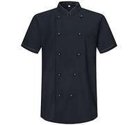 MISEMIYA - Chaqueta Cocinero Hombre - Chaqueta de Chef Hombre - Uniforme Hosteleria - Ref.8501B - 4XL, Chaquetas Cocinero 8501B - Negro