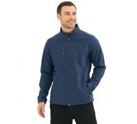 MISEMIYA Chaqueta Soft Shell para Hombre 6731 | Cortaviento, Transpirable y Elástica | 280 g/m² | Azul Marino | XXL