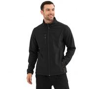 MISEMIYA Chaqueta Soft Shell para Hombre 6731 | Cortaviento, Transpirable y Elástica | 280 g/m² | Negro | M