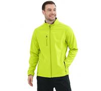 MISEMIYA Chaqueta Soft Shell para Hombre 6731 | Cortaviento, Transpirable y Elástica | 280 g/m² | Verde | XXL