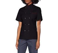 MISEMIYA Chaquetas Chef Cocinera 8441, Negro, 3XL para Mujer