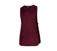 MISEMIYA - Delantal Limpieza Uniforme Laboral CLINICA MÉDICOS Limpieza Veterinaria Sanitarios HOSTELERÍA- Ref.868 - M, Granate 21