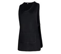 MISEMIYA - Delantal Limpieza Uniforme Laboral CLINICA MÉDICOS Limpieza Veterinaria Sanitarios HOSTELERÍA- Ref.868 - L, Negro 21