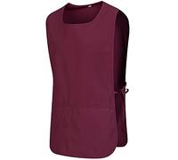 MISEMIYA - Delantal Limpieza Uniforme Laboral CLINICA MÉDICOS Limpieza Veterinaria Sanitarios HOSTELERÍA- Ref.868 - L, Granate 68
