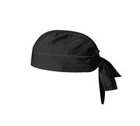 MISEMIYA - Gorro Bandana Gorro Chef Bandana Gorro Cocinero Gorro Camarero Gorro Carnicero - Ref.926 - Negro