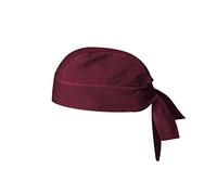 MISEMIYA Gorro Chef Bandana 926, Granate, Pack 1 Pcs Unisex Adulto