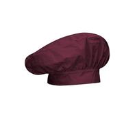 MISEMIYA - Gorro Frances Cocina Gorro Cocinero COCINERA Gorro Chef Gorro Forma Seta Ref.918 - Granate
