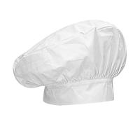 MISEMIYA - Gorro Francés de Cocina, Cocinero, Cocinera, Chef, Forma Seta Ref.918 - Blanco
