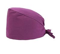 MISEMIYA - Gorro quirúrgico Gorro Sanitarios Ajustable - Tira Absorbente de Sudor en la Frente - Ref.9001 - Granate, Pack* 1 Pc